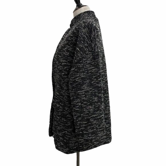 Anthropologie Elevenses Minka Jacket Black Motif - Picture 7 of 11